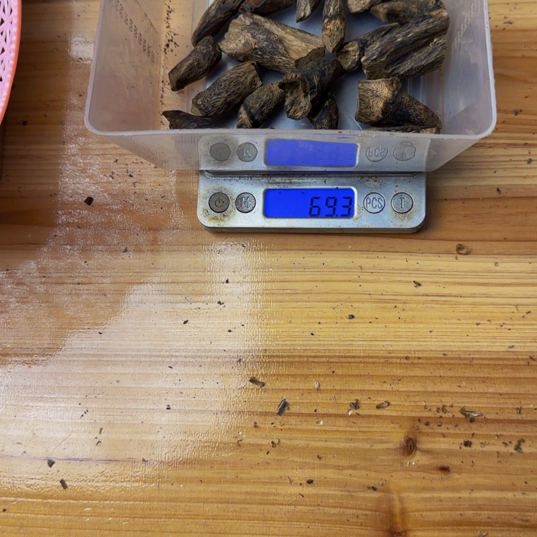 秦***摩沉香碎屑沉香69克