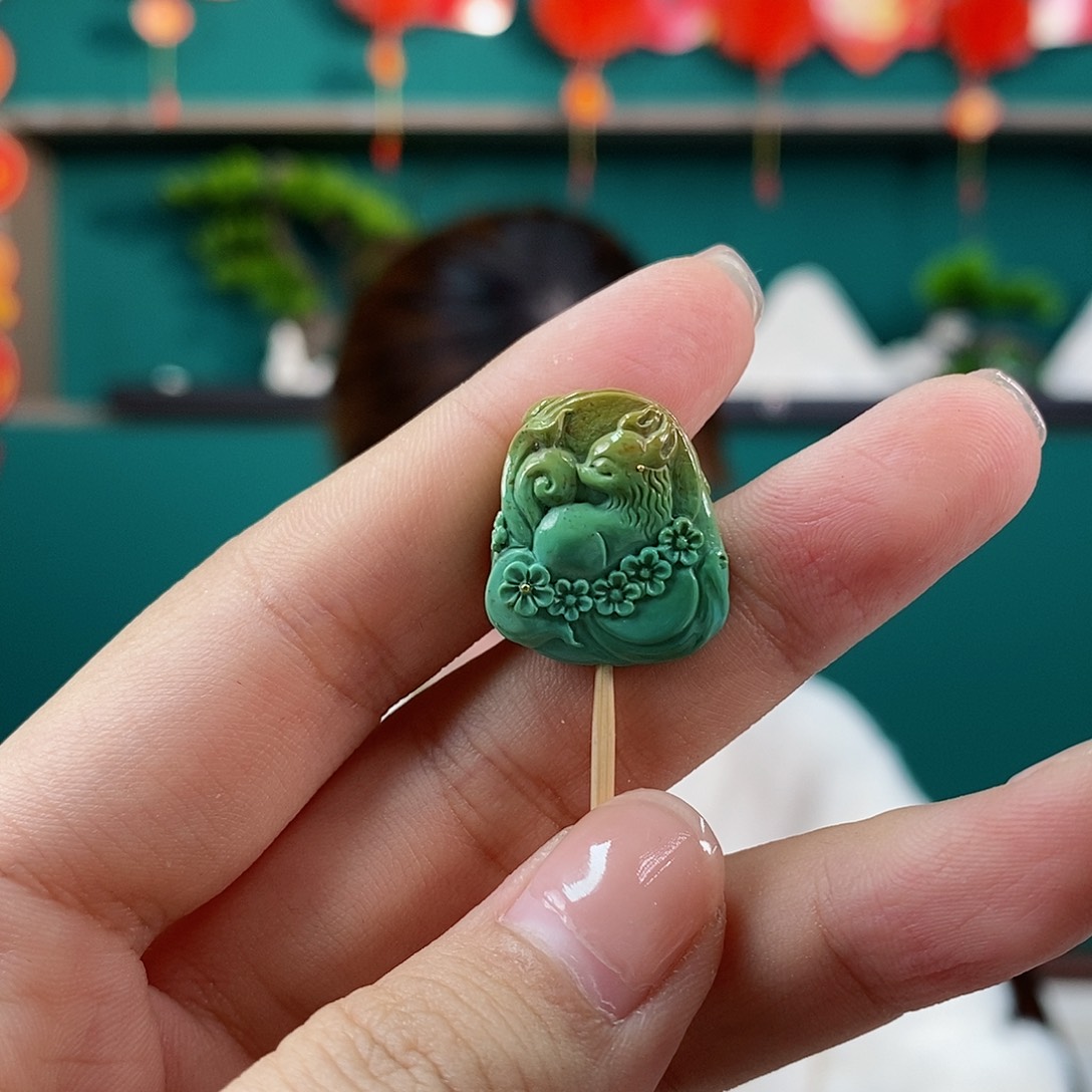 绿松石珠宝奇石未镶嵌