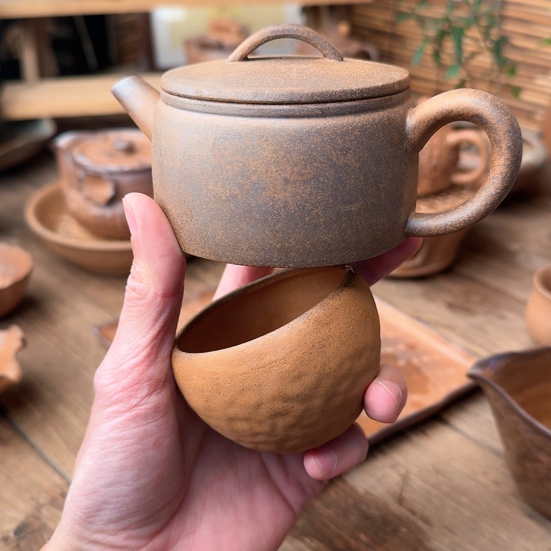 原矿老岩泥茶器系列