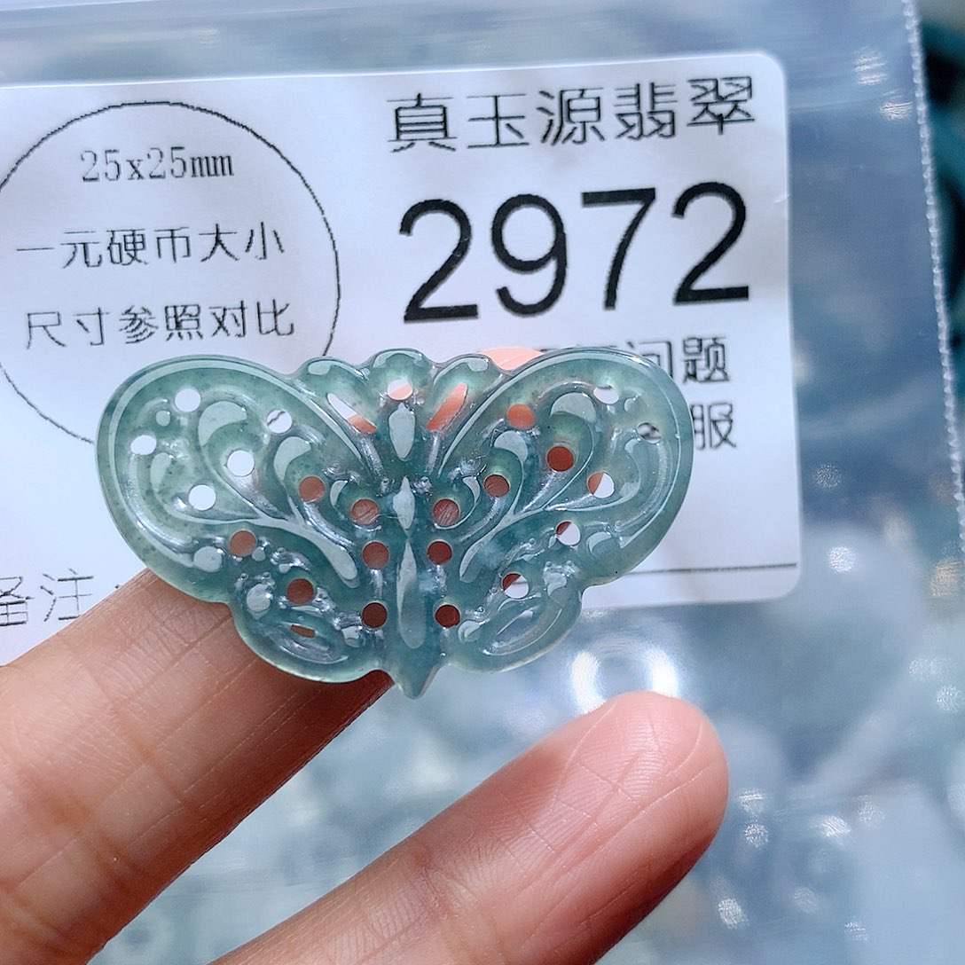 翡翠颈饰未镶嵌2972。