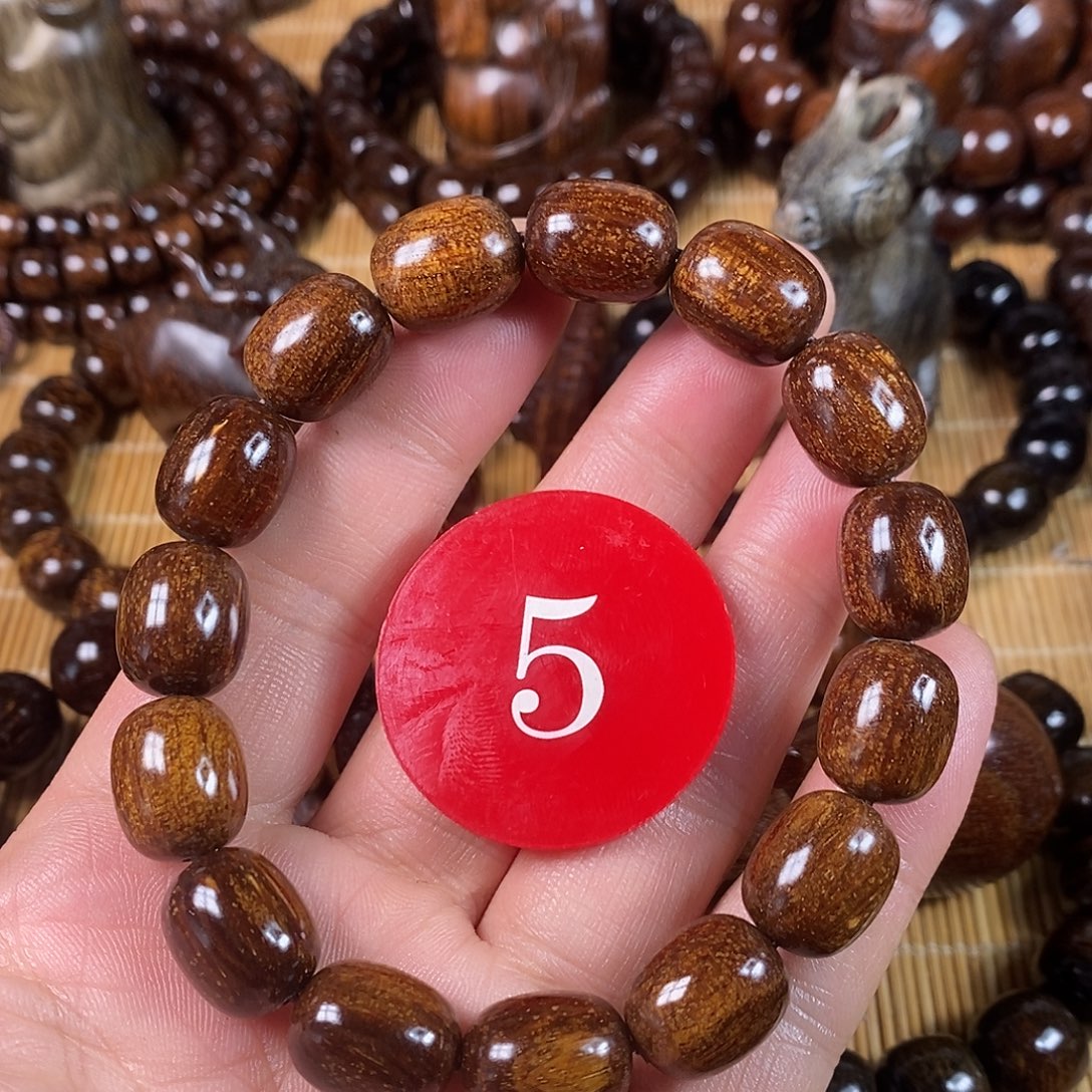 黄***绝手串/手链贡木枣珠1215