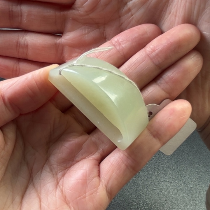 和田玉挂件未镶嵌茶****3