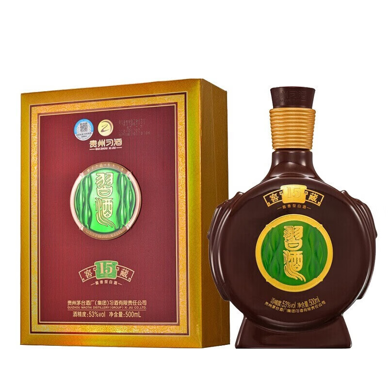 习酒【臻仓专属ZZ】习酒窖藏15年 酱香型白酒53度500ml