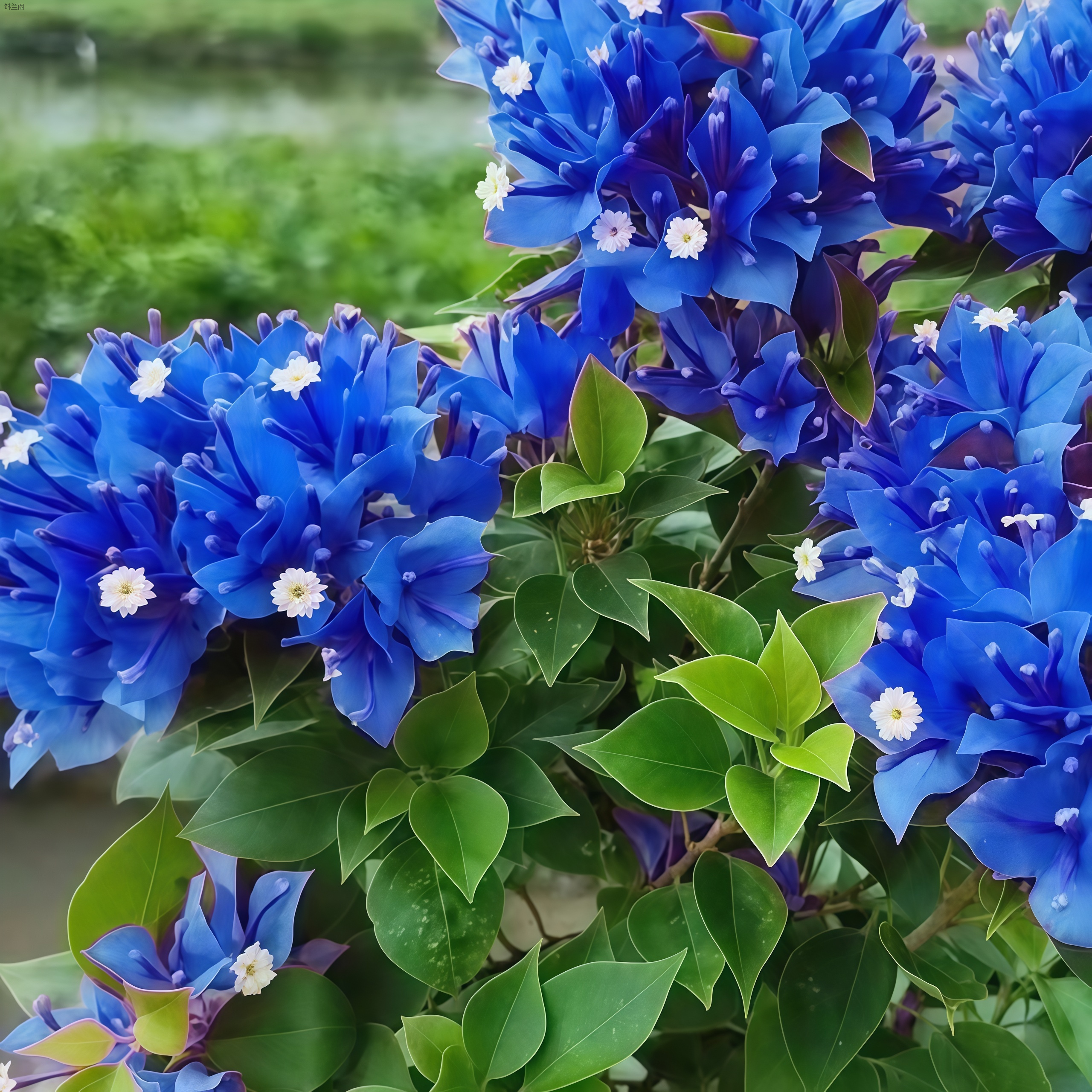 珍稀品种【蓝孔雀】绣球花三角梅花卉绿植盆栽盆景阳台爬藤勤花款