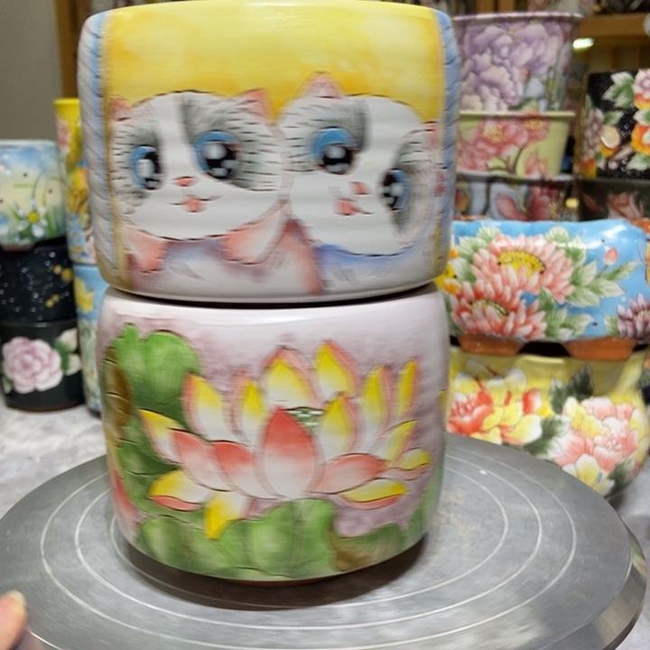 景德镇艺术手绘作品