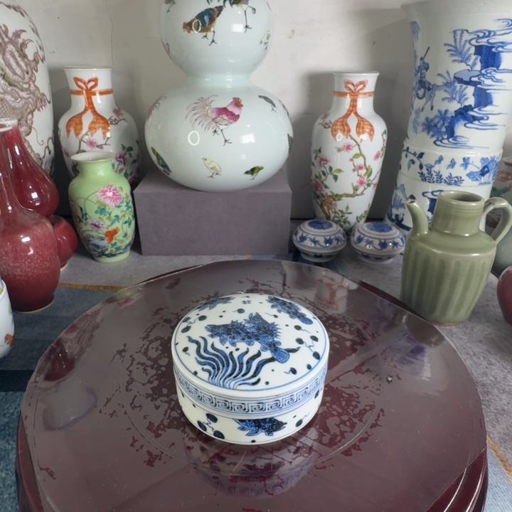 摆件一*缘景德镇陶瓷艺术