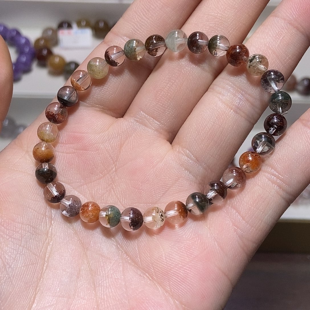 水晶手链未镶嵌四季幽灵6.8