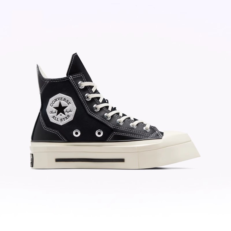 【几何CHUCK 70】匡威男女拼接感高帮厚底鞋CONVERSE A06435C