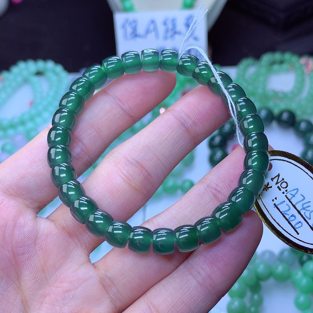 翡翠毛衣链未镶嵌卡7.3