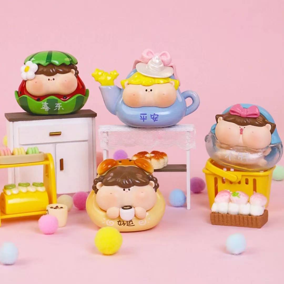 【小小笨一起找前8】屁墩食物系列 正品盲盒潮玩