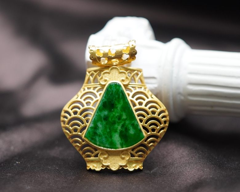 S925翡翠吊坠 EA021705