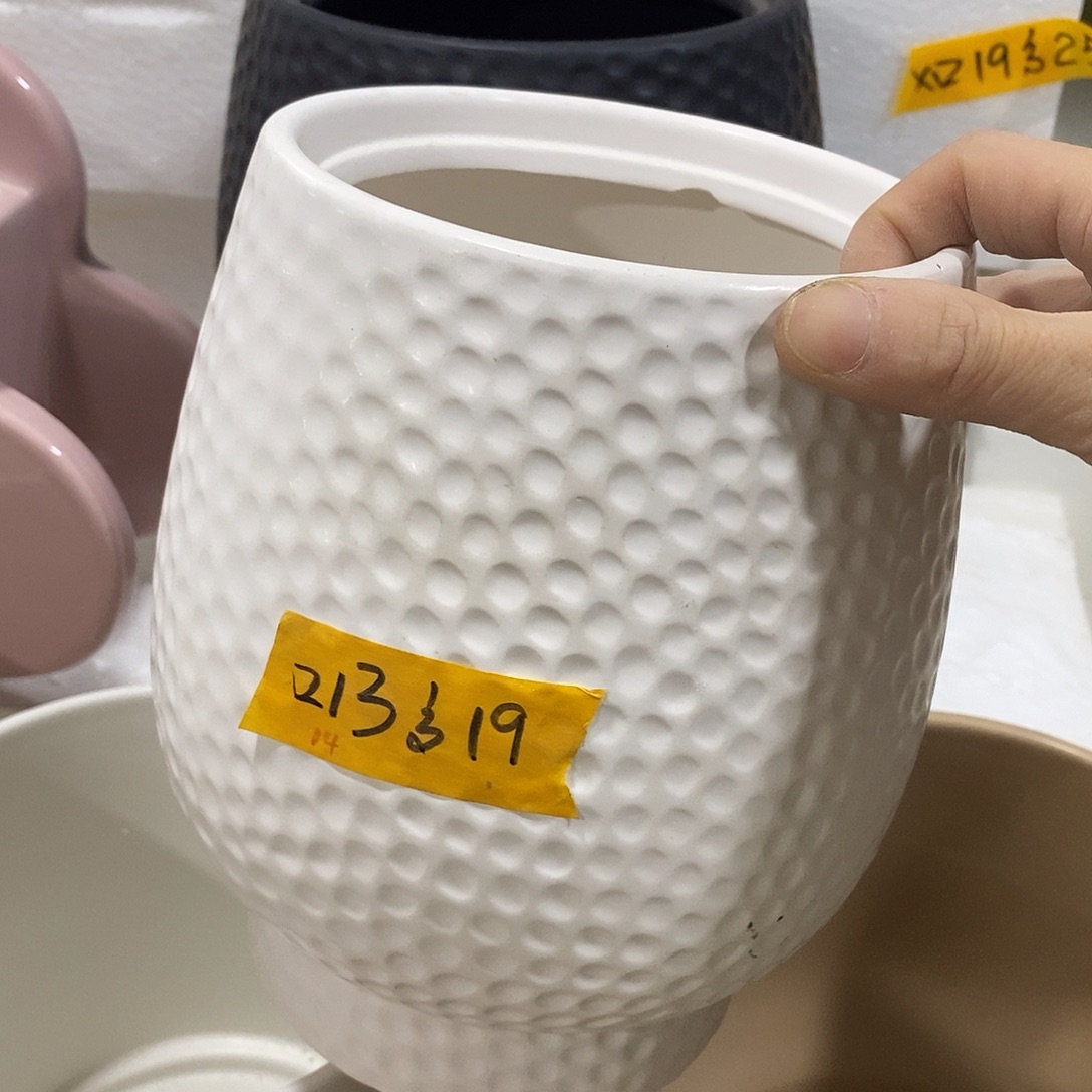 陶杯子陶盆有孔 瑕疵介意勿拍