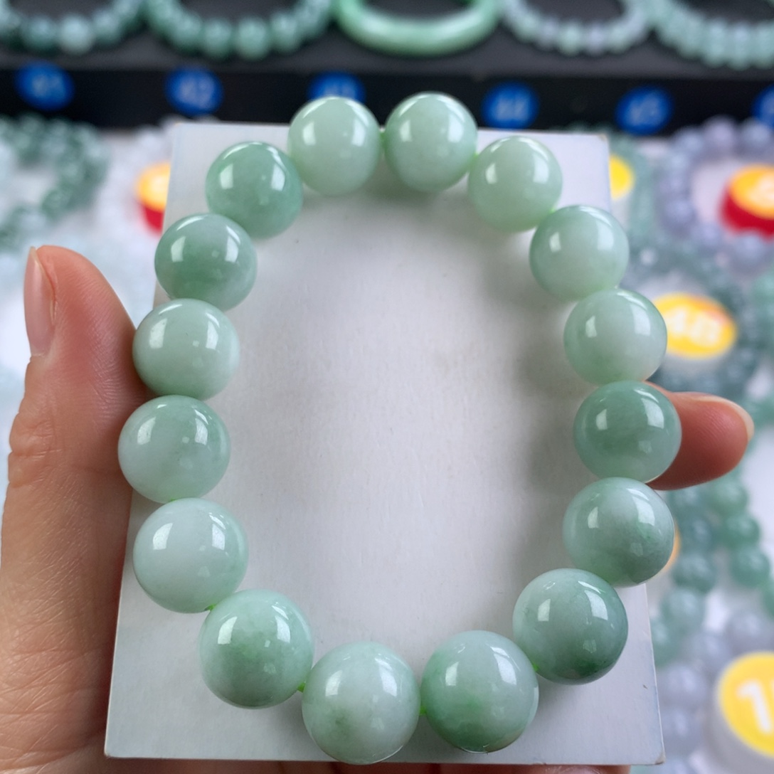 翡翠未镶嵌手链卡13