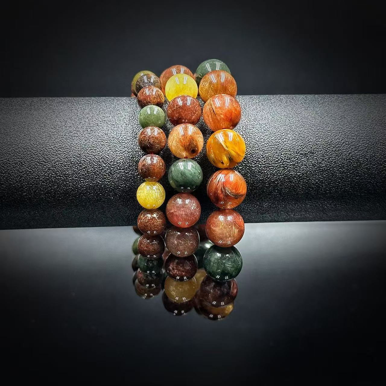 【缪老师严选】SJ0840 人生大满贯 彩发水晶手链