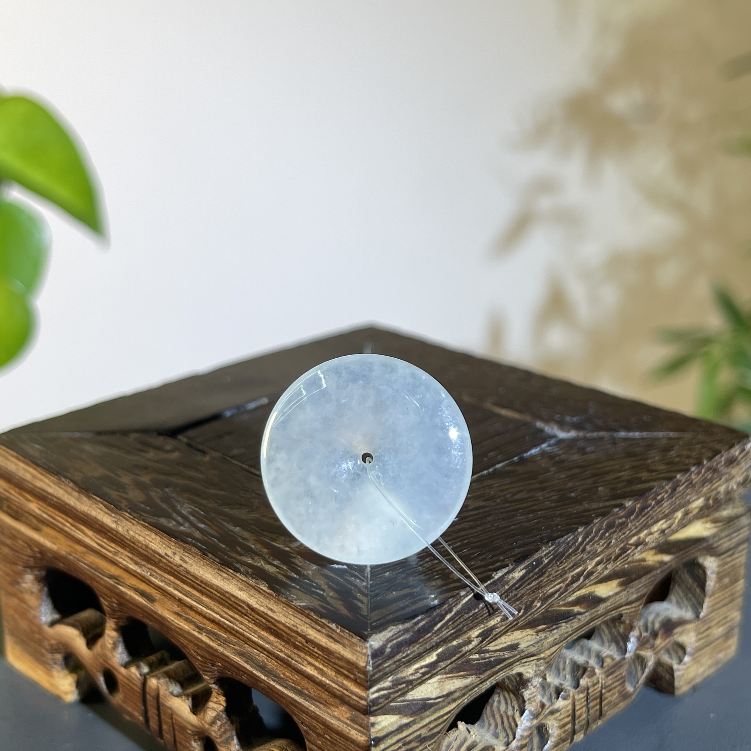 JCA23-267  天然缅甸A货翡翠 平安扣