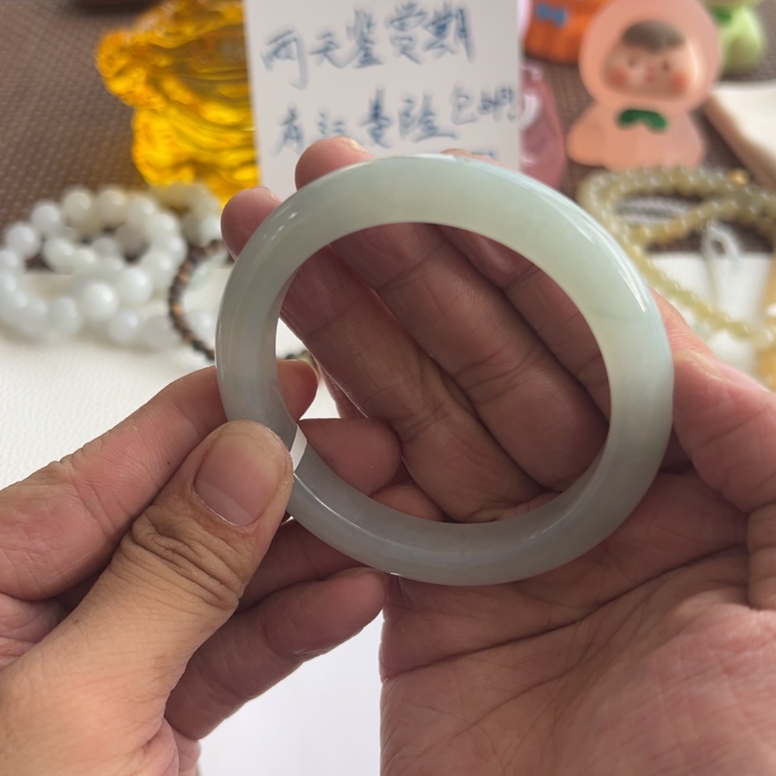 翡翠未镶嵌手镯13号 55.8