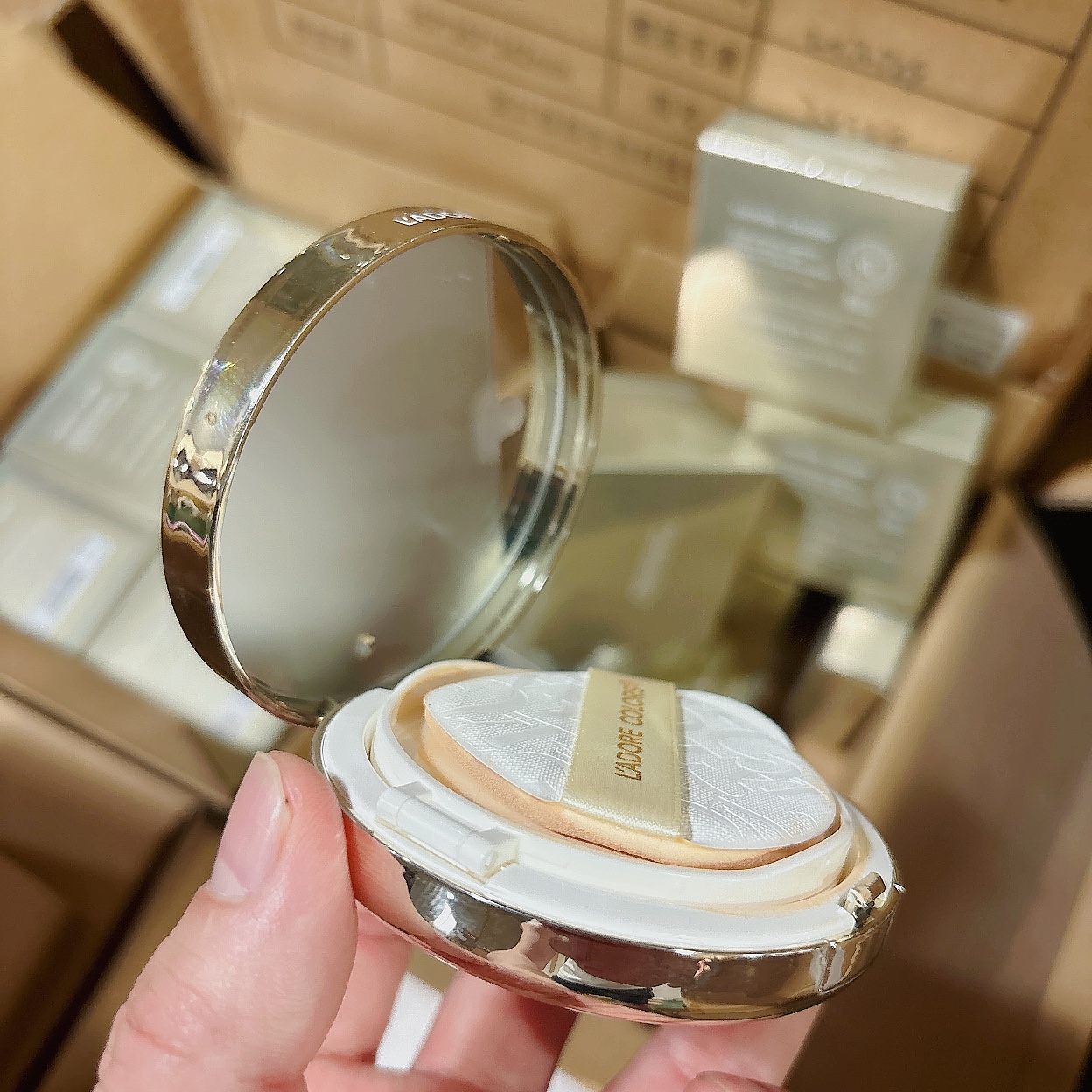 琉璃晶钻恒颜气垫 粉底霜1正+1替