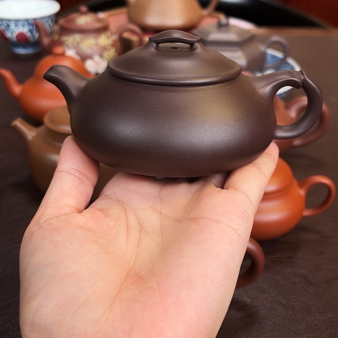 茶壶紫砂简瓢壶壶壶壶