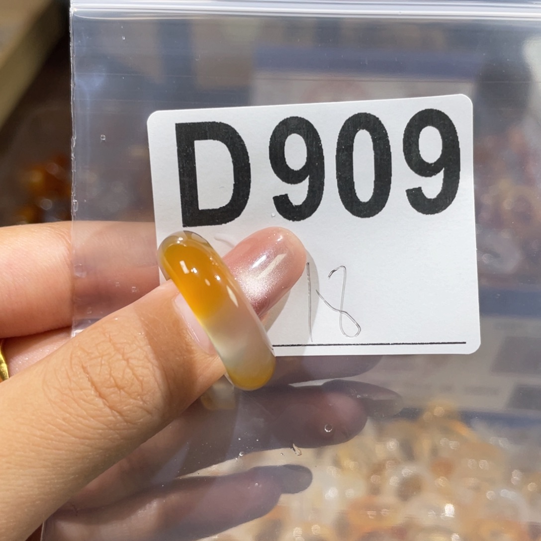 合金戒圈玛瑙/玉髓909