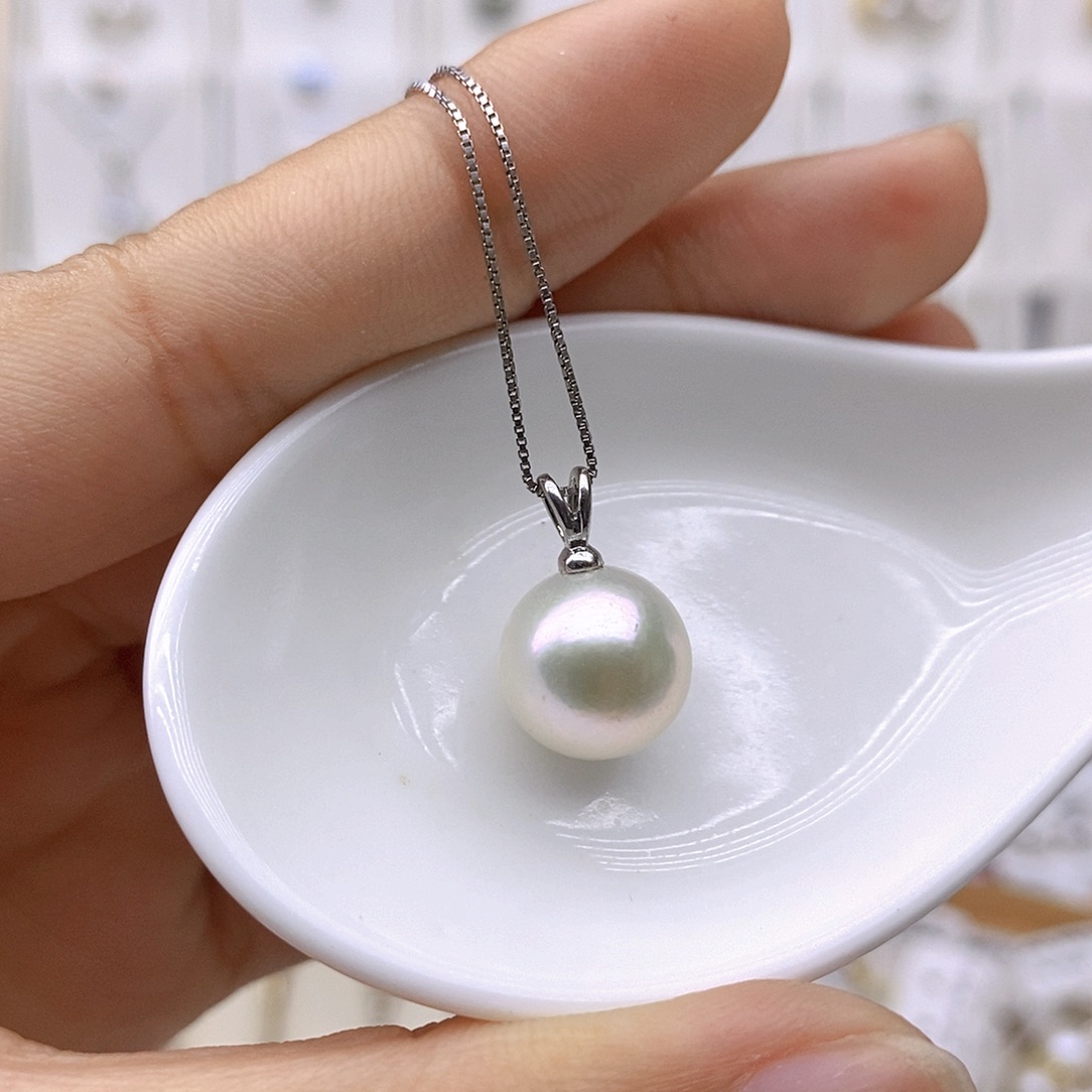 淡水珍珠未镶嵌吊坠(赠链)