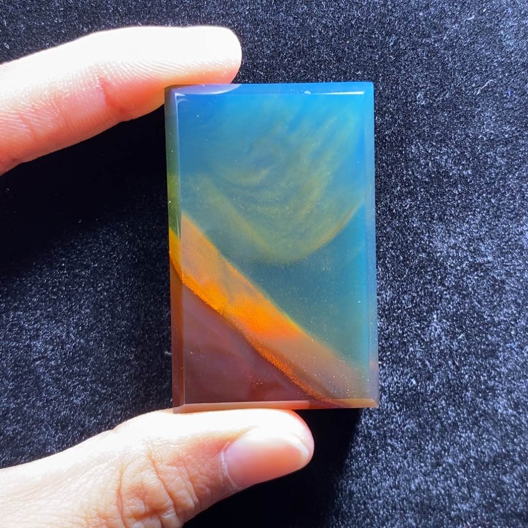 琥珀颈饰未镶嵌19克