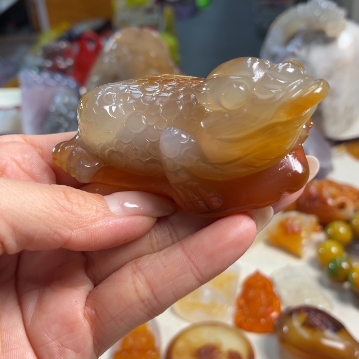 玛瑙/玉髓未镶嵌吊坠(不含链)