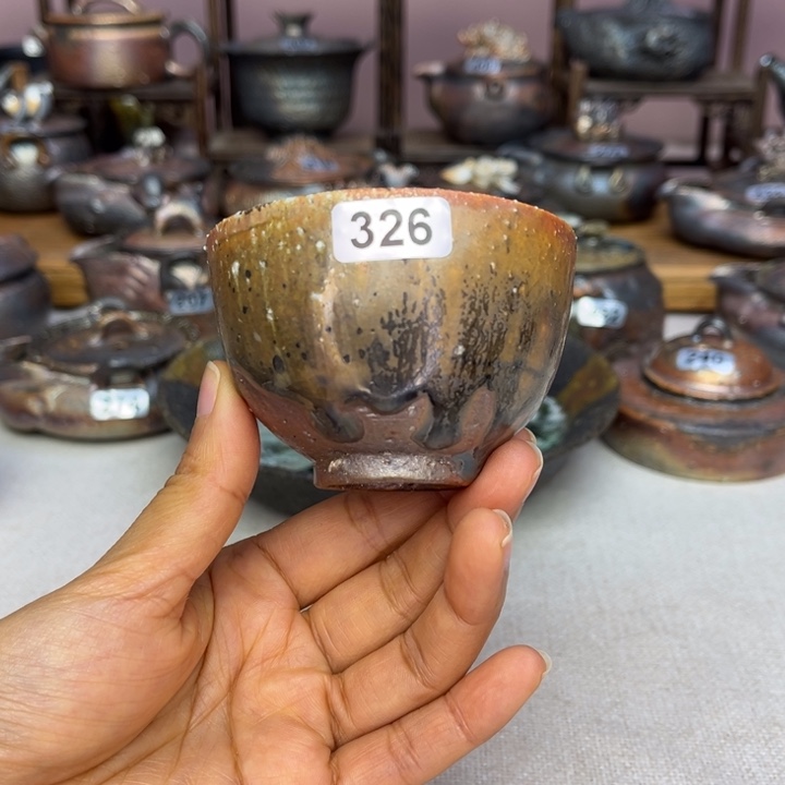壶裸柴烧陶瓷茶具