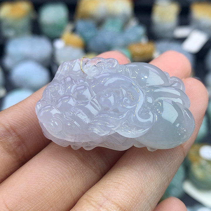 翡翠未镶嵌颈饰天然缅甸翡翠