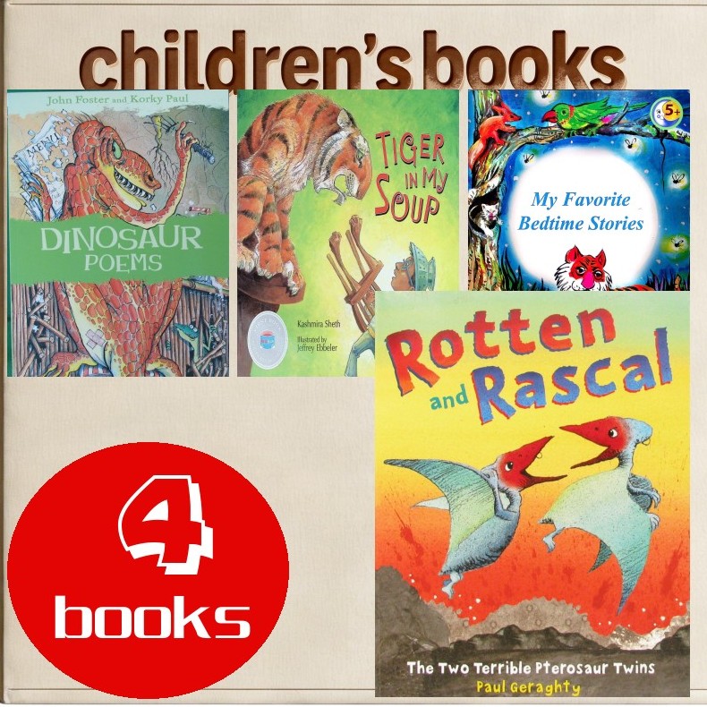 英文原版绘本4本93251230001