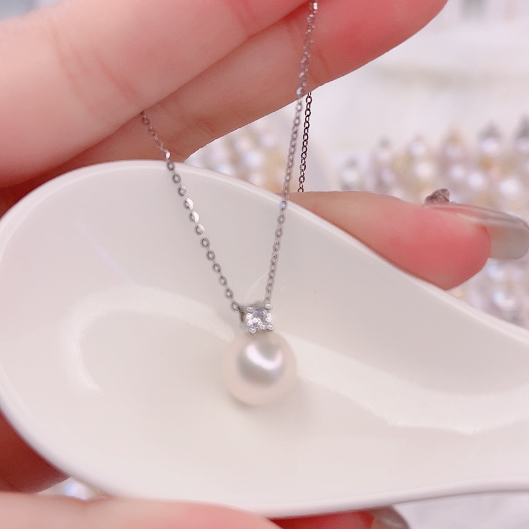 未镶嵌淡水珍珠吊坠(赠链)