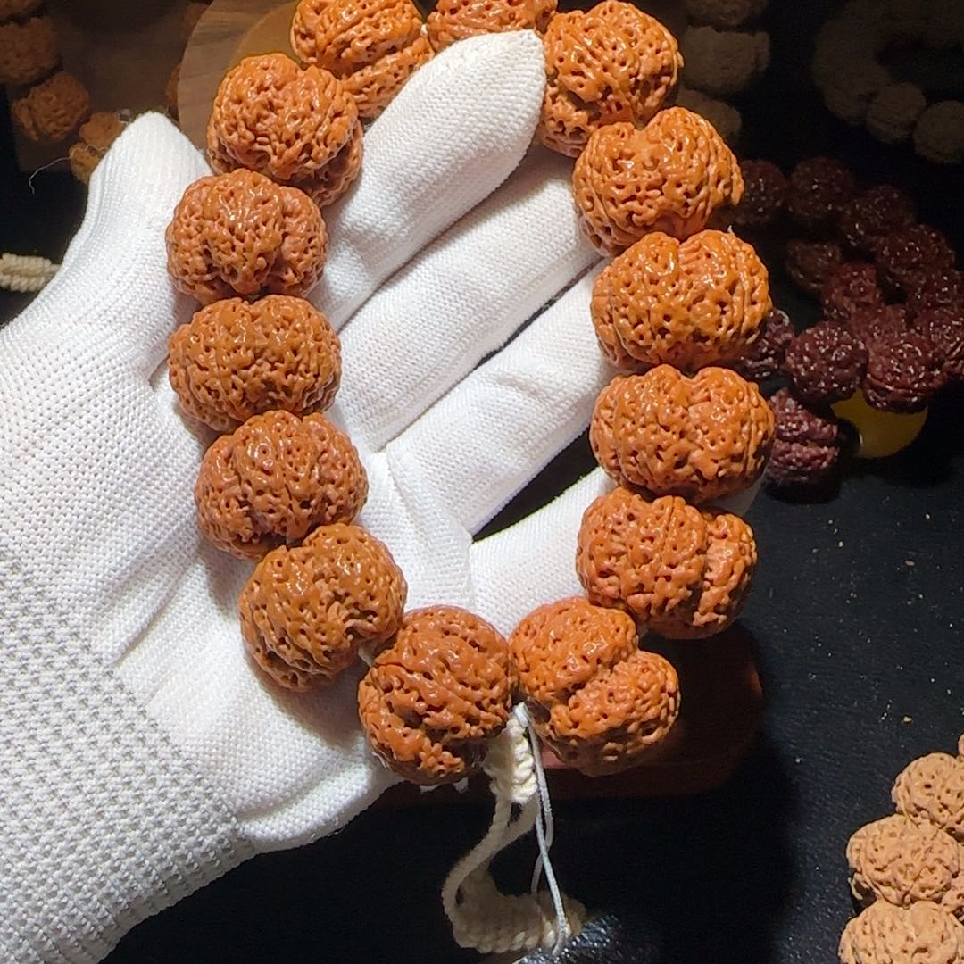 金刚菩提吊坠26爆肉梅花双龙定制