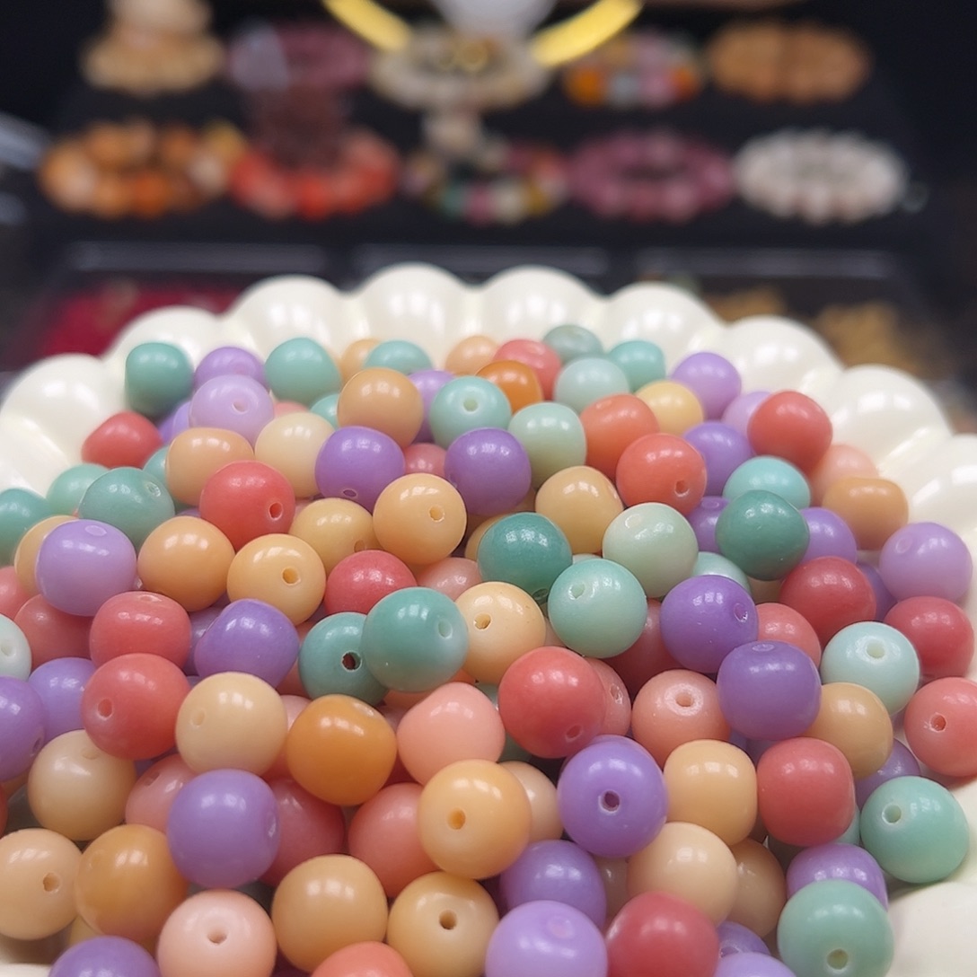 手串菩提根/象牙果卡10马卡龙苹果130颗