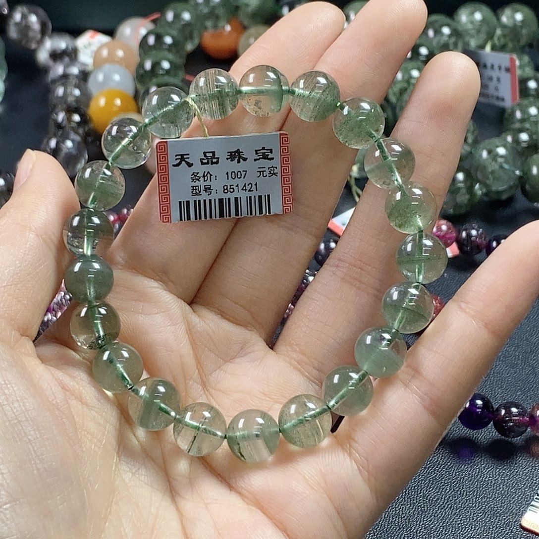 手链水晶未镶嵌绿幽灵851421