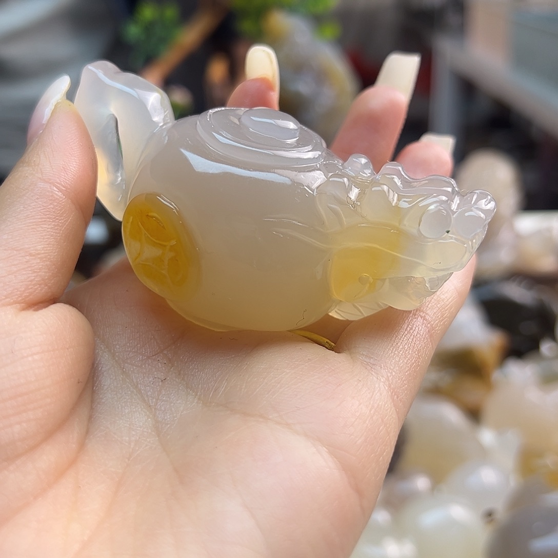 玛瑙/玉髓未镶嵌吊坠(不含链)