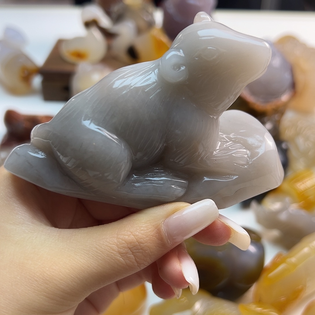 玛瑙/玉髓未镶嵌颈饰