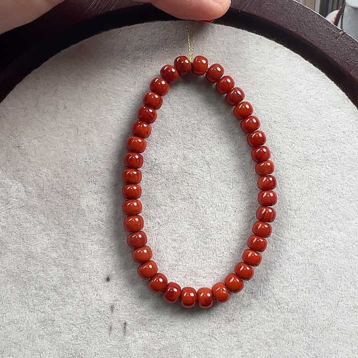 南红玛瑙未镶嵌单圈海*