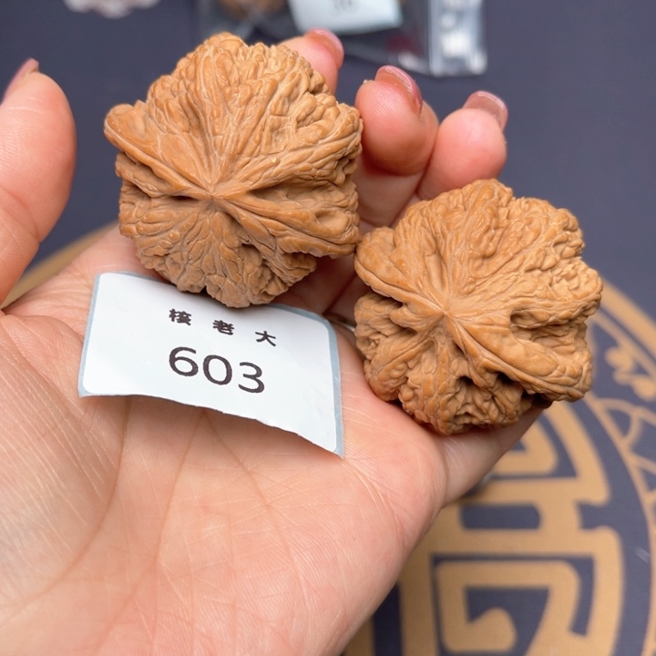 文玩核桃把件44大粗筋 603