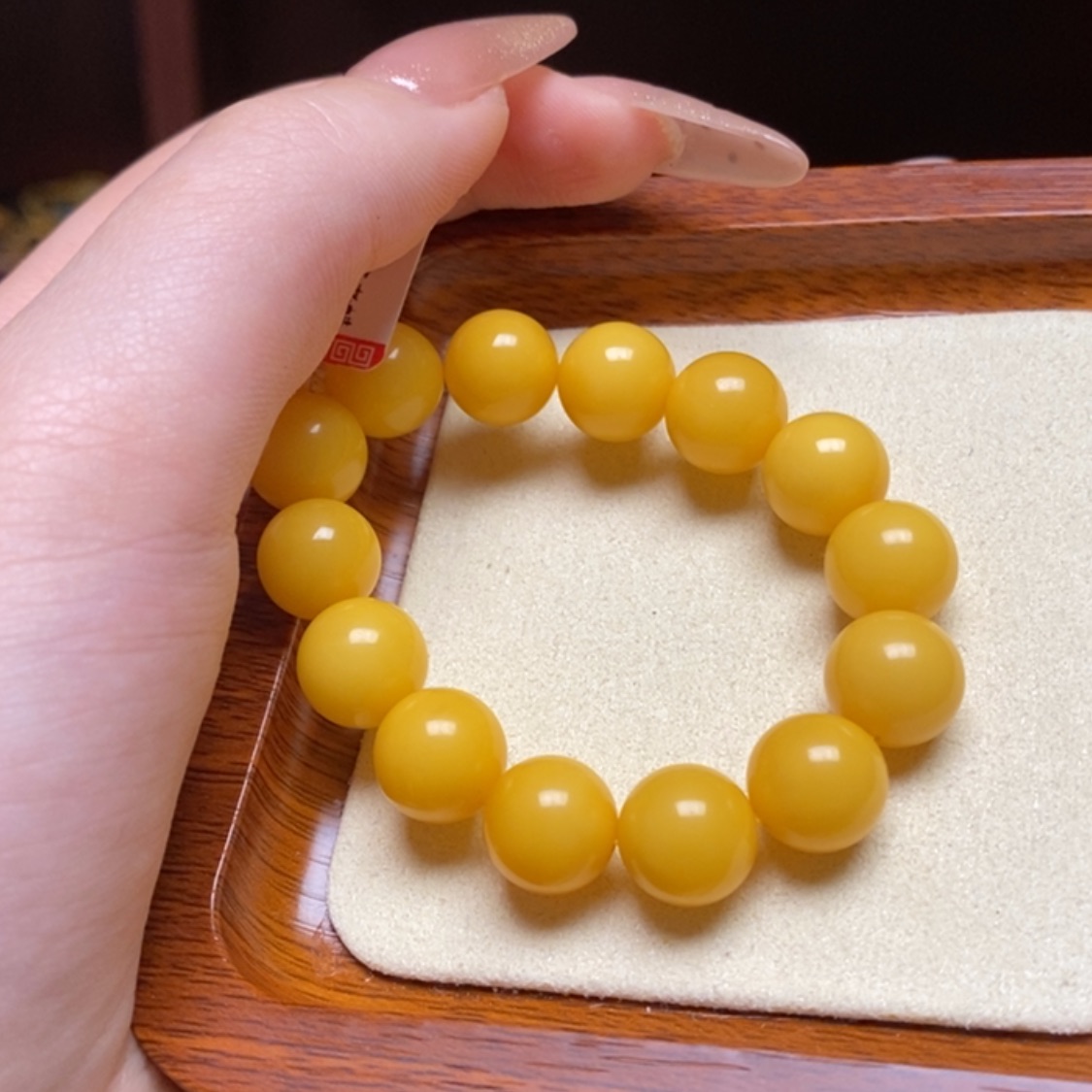 【闪购商品】蜜蜡手链未镶嵌手串