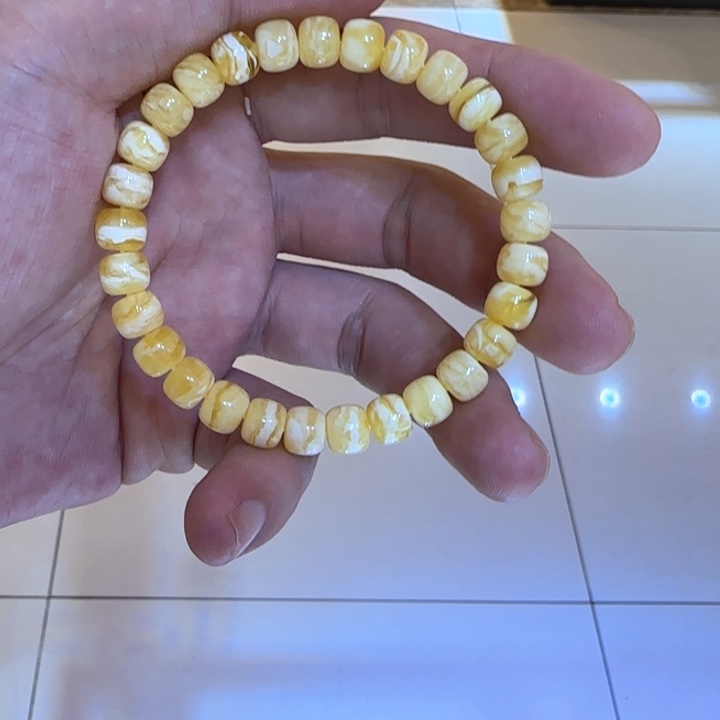 手链琥珀未镶嵌蜜蜡