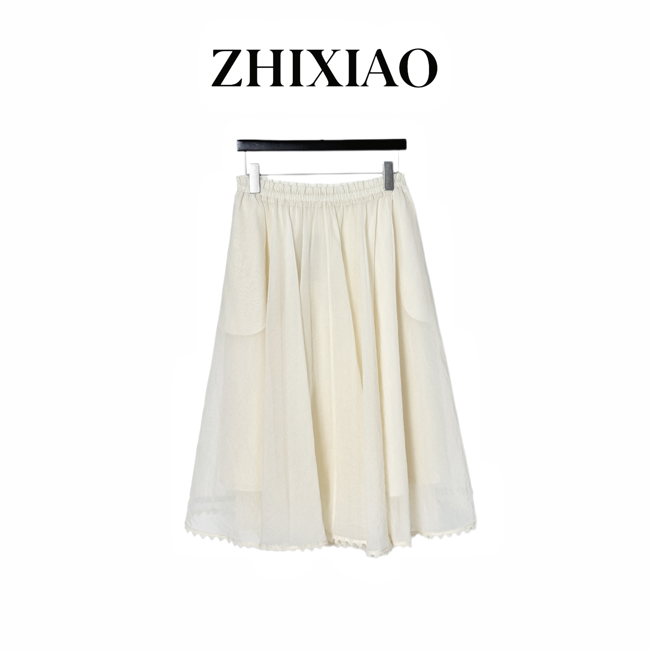 【ZHIXIAO】夏季新款：松紧腰半裙931383