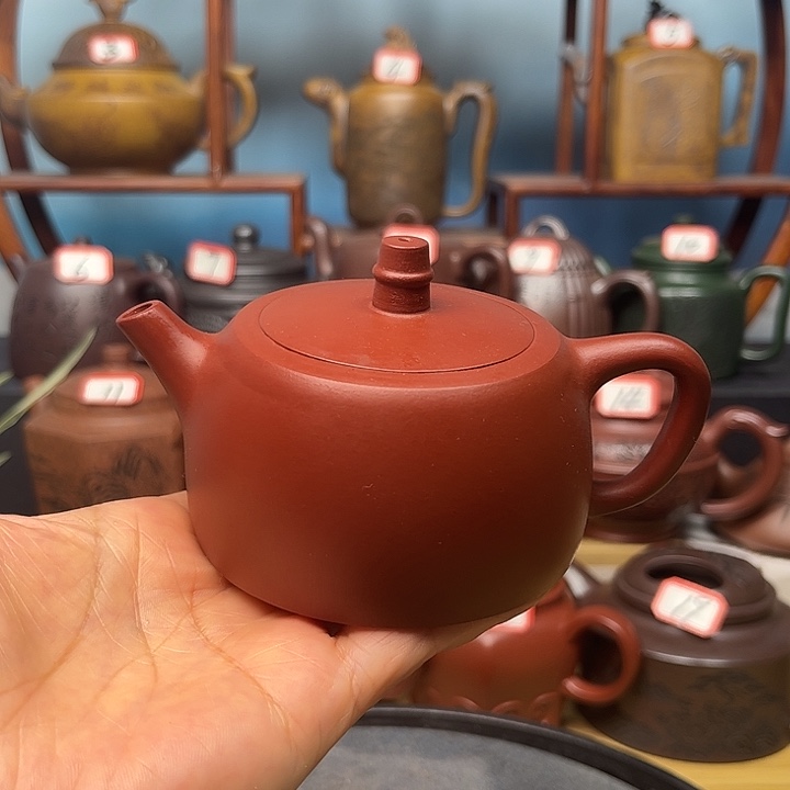 茶壶紫砂微瑕不带证书礼盒150cc