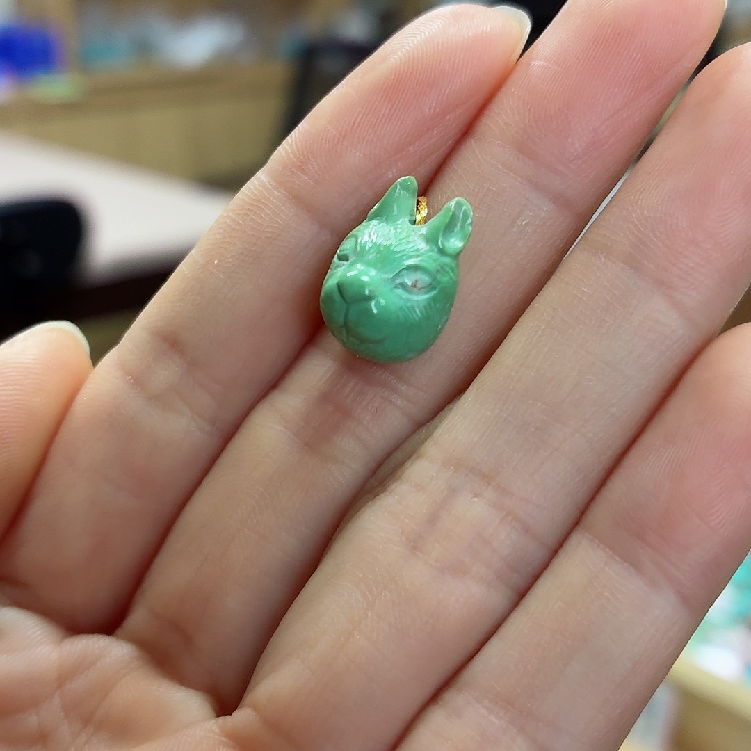 未镶嵌绿松石珠宝奇石