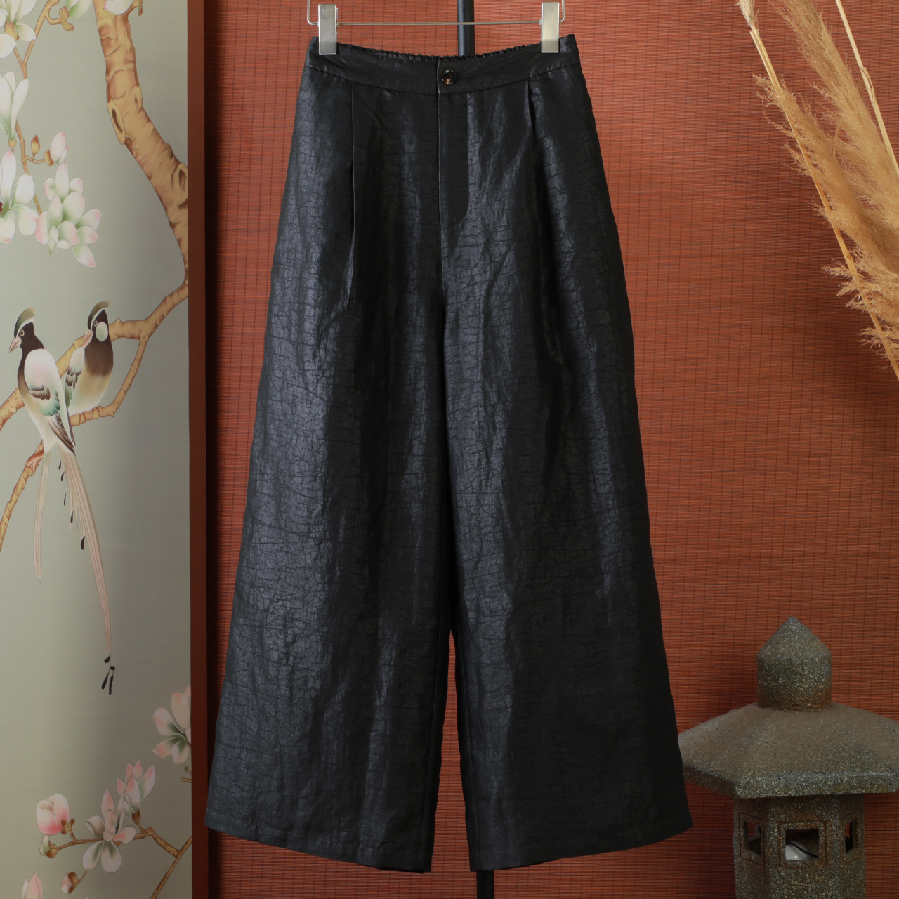 洋  新中式 香云纱棉裤 317824