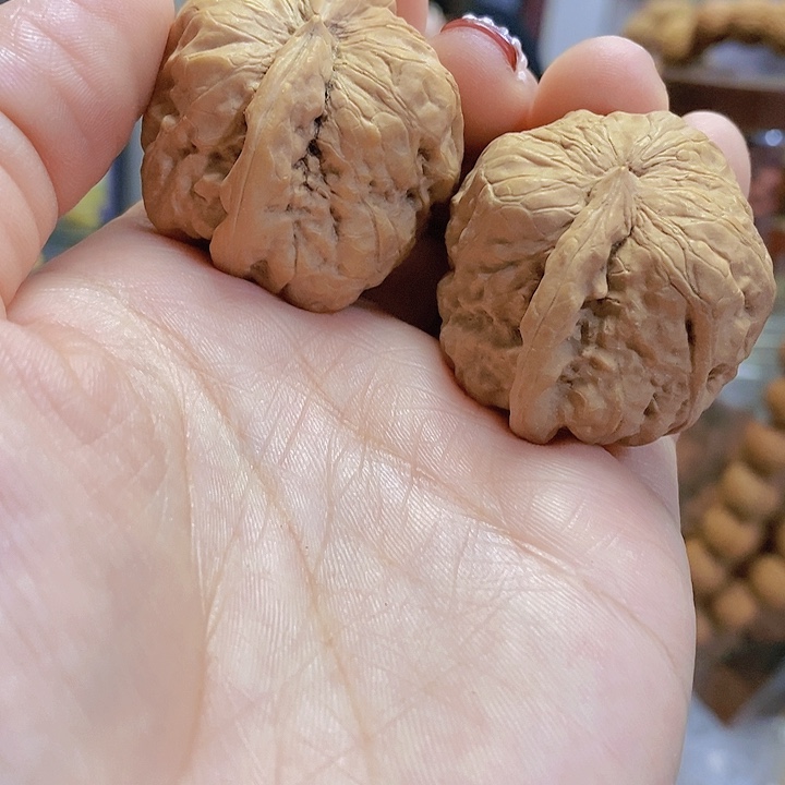 【闪购商品】文玩核桃把件35一帆风顺