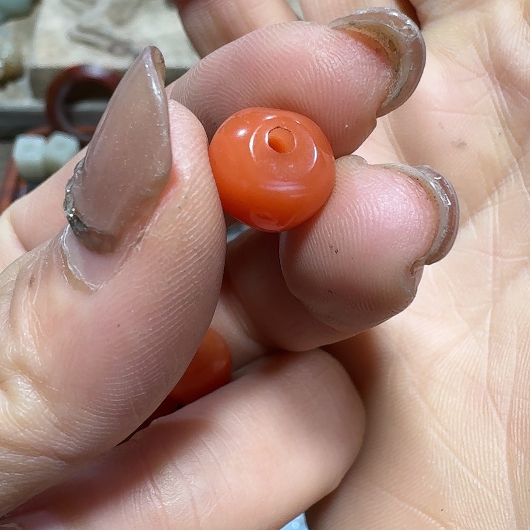 南红玛瑙车挂未镶嵌封**爱