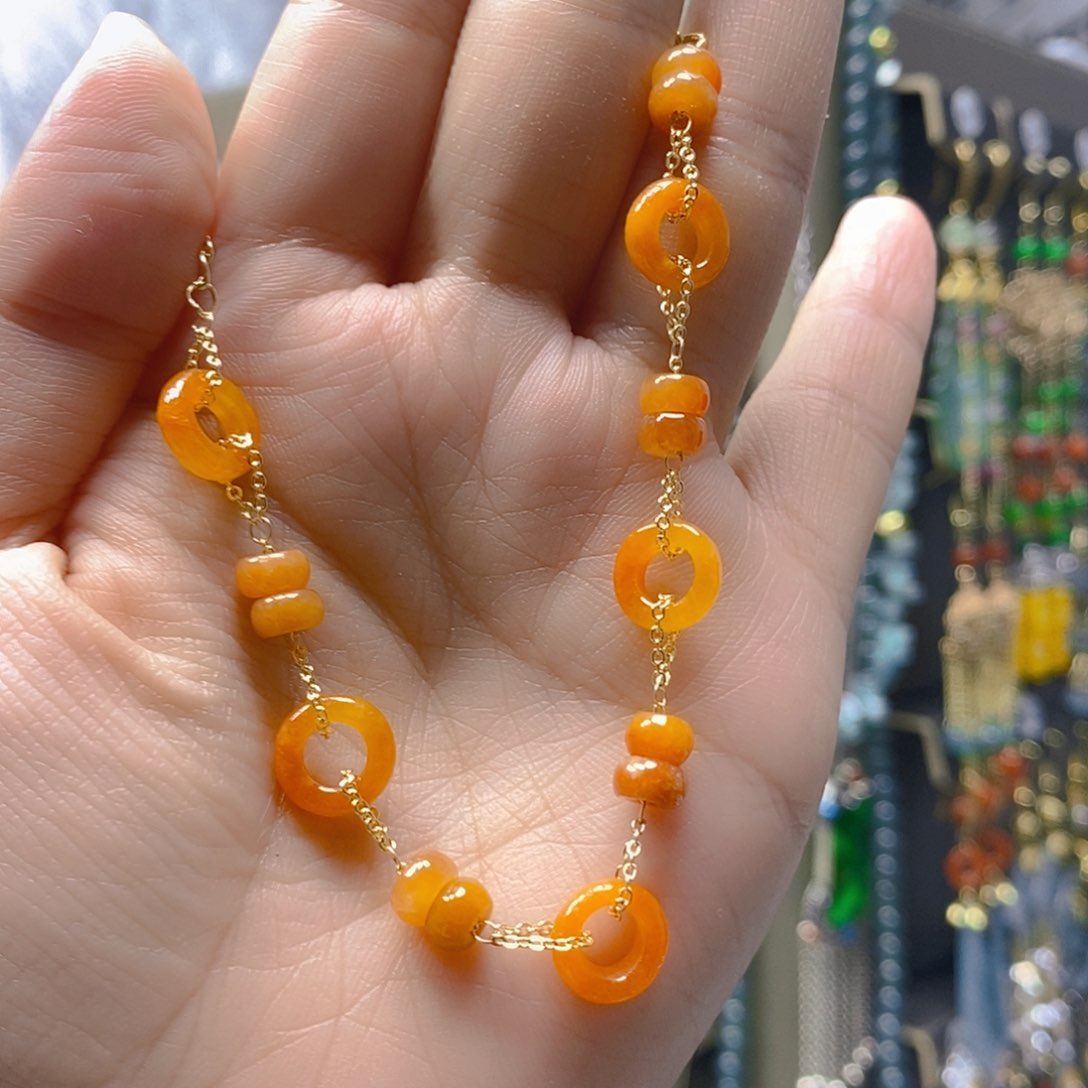 颈饰未镶嵌翡翠翡翠