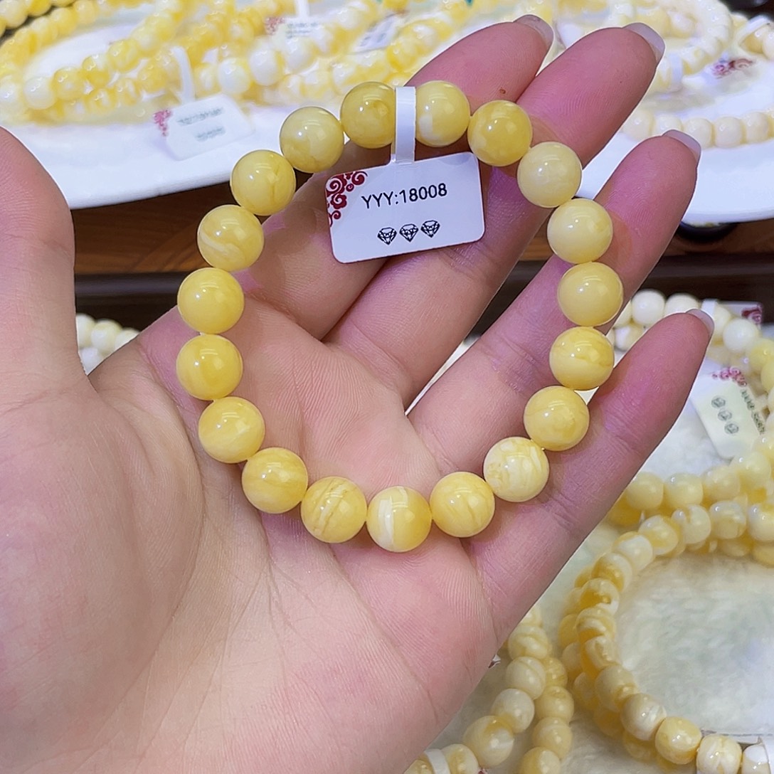 手链琥珀未镶嵌10mmm