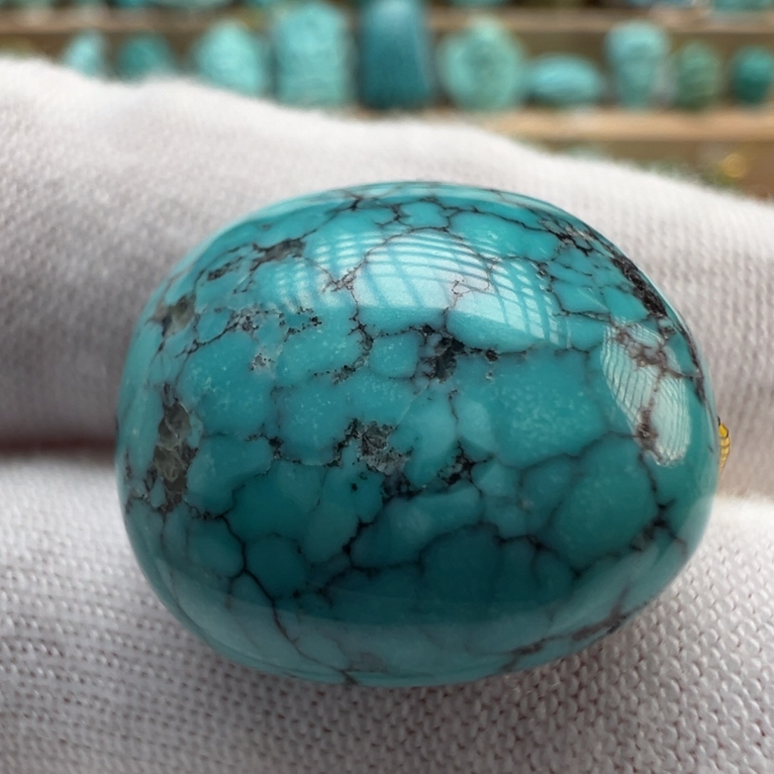 绿松石未镶嵌配饰17.9*19.7