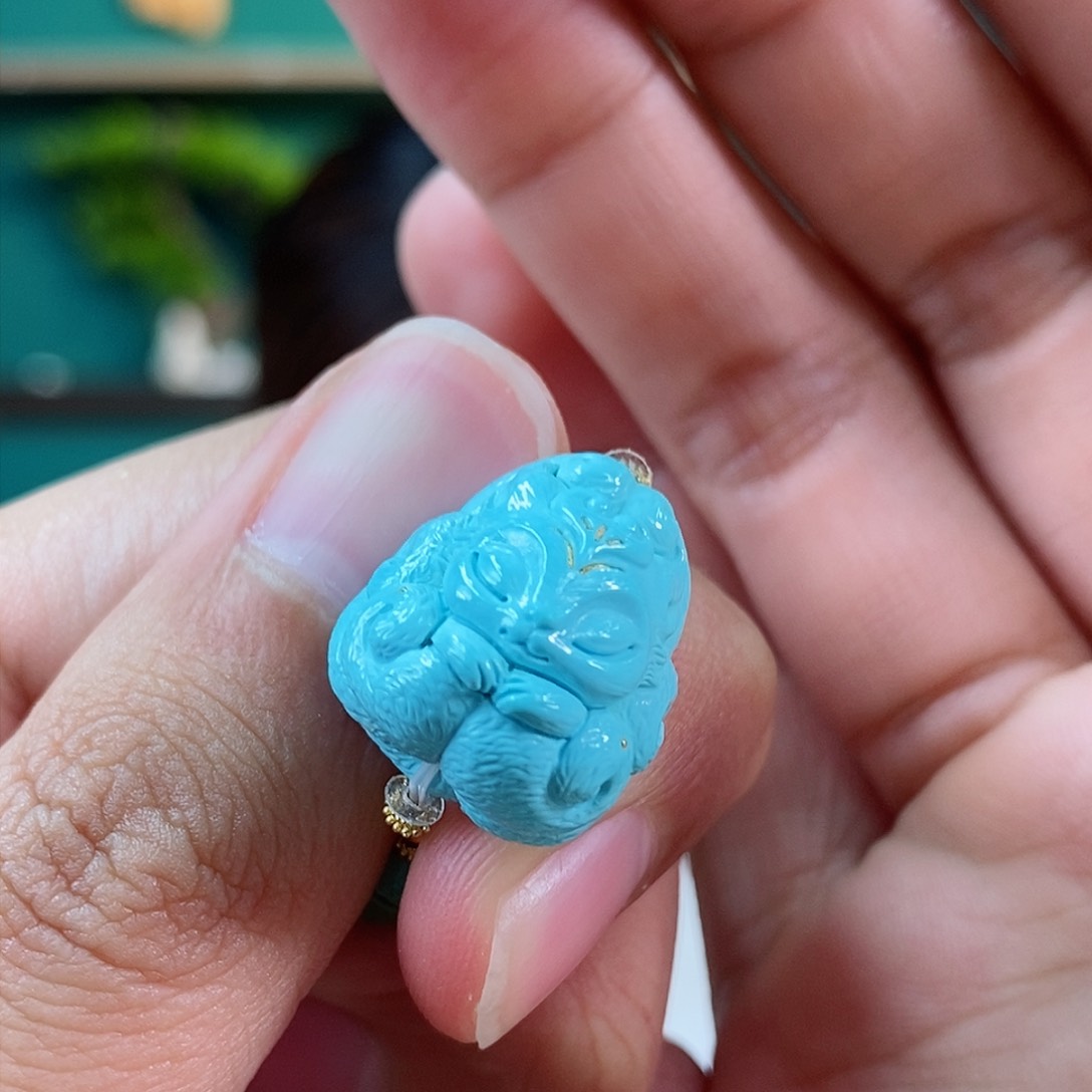 绿松石珠宝奇石未镶嵌