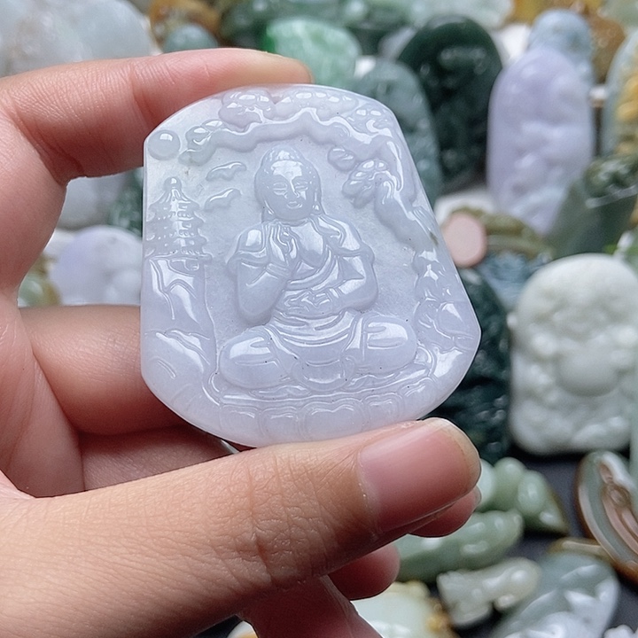 翡翠未镶嵌颈饰翡翠